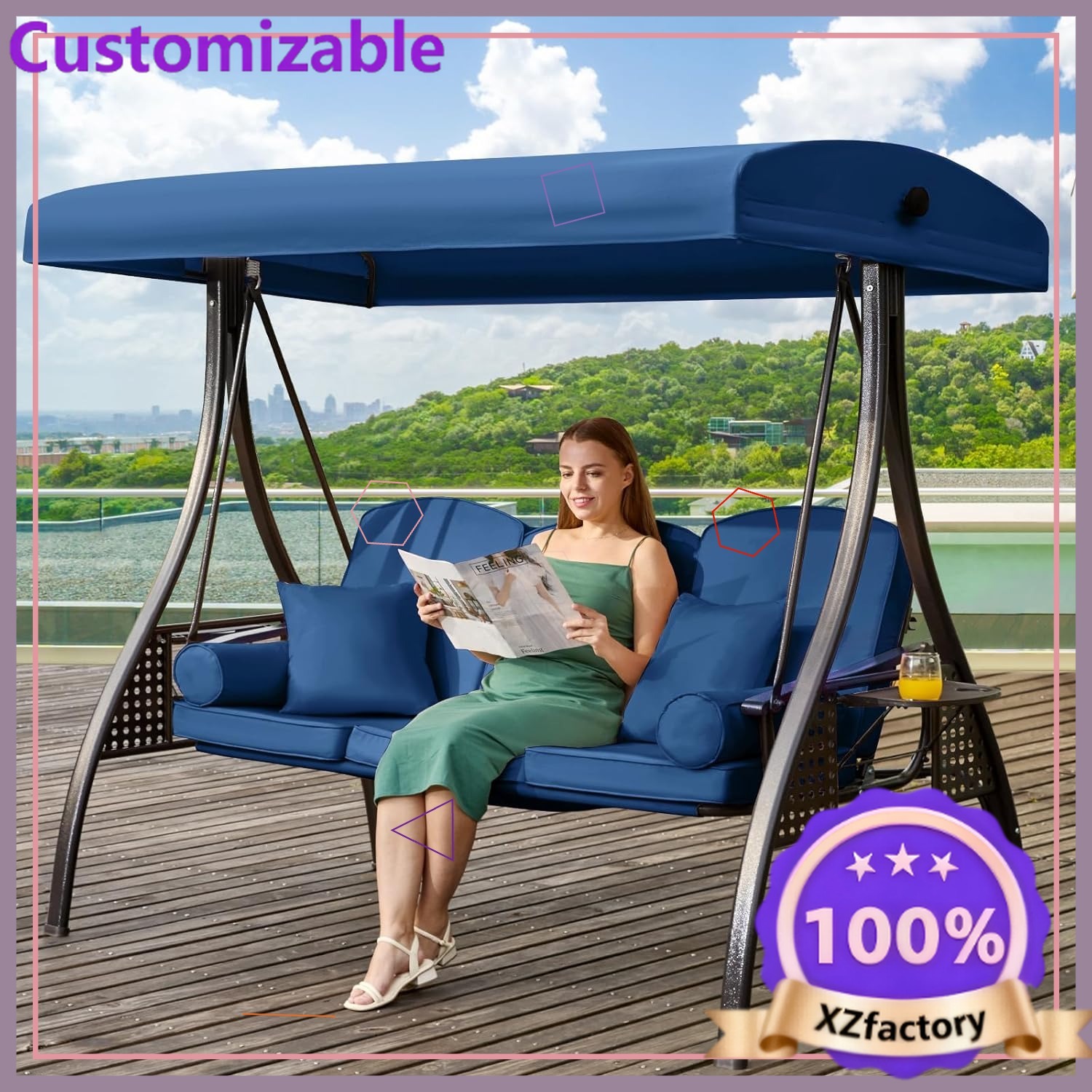 Outdoor Furniture Factory - Directo de Fábrica 2026 Columpio de