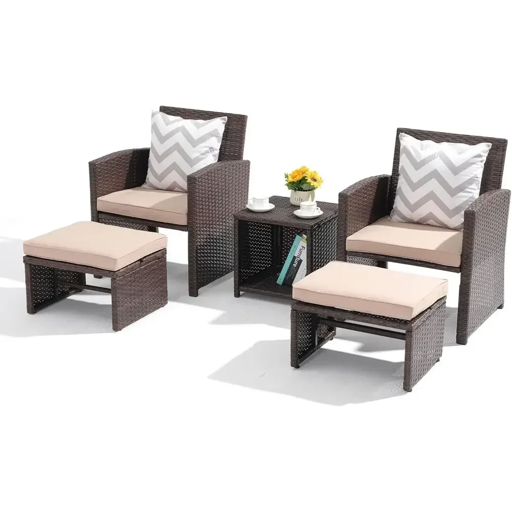 Outdoor Furniture With Storage For Cushions - Juego de muebles de patio de