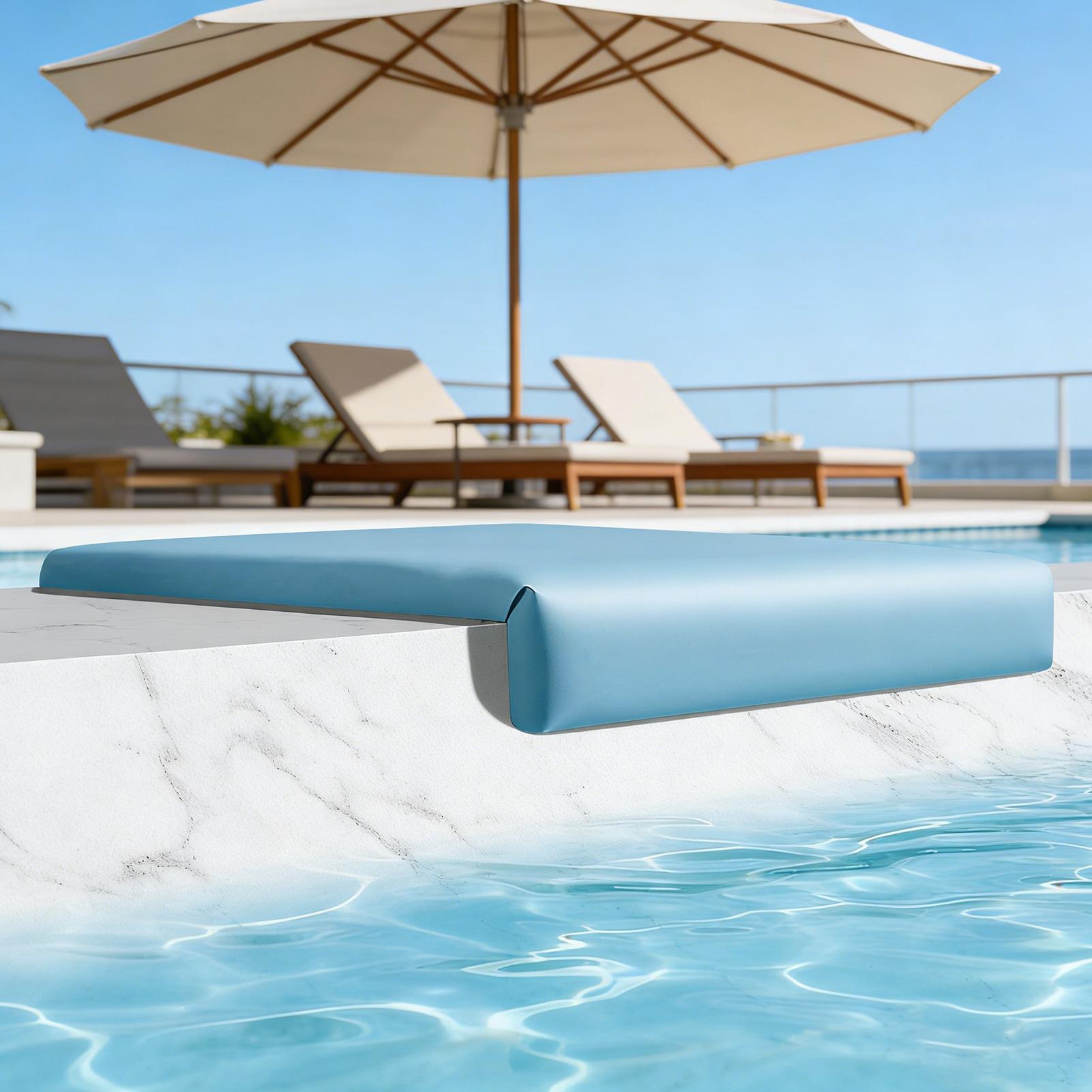 Outdoor Furniture L Shape - Silla Flotante Portátil para Piscina Lakeside,