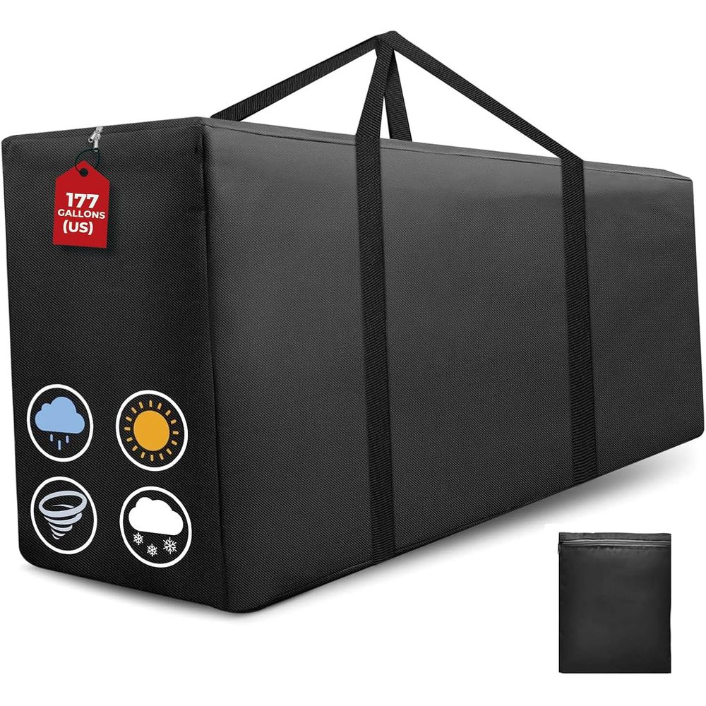 Outdoor Furniture With Storage For Cushions - Bolsa de Almacenamiento para Cojines de