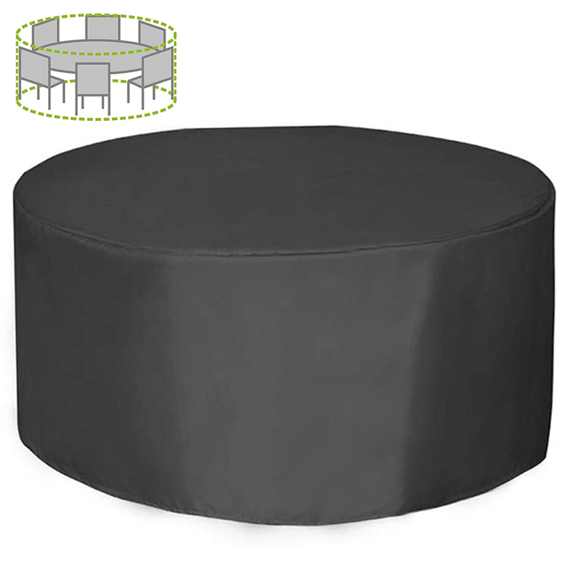 Outdoor Furniture Weatherproof - Fundas Redondas para Muebles de Jardín,