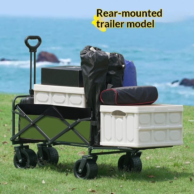 Outdoor Furniture Factory - Carrito de Plataforma Plegable de Cuatro