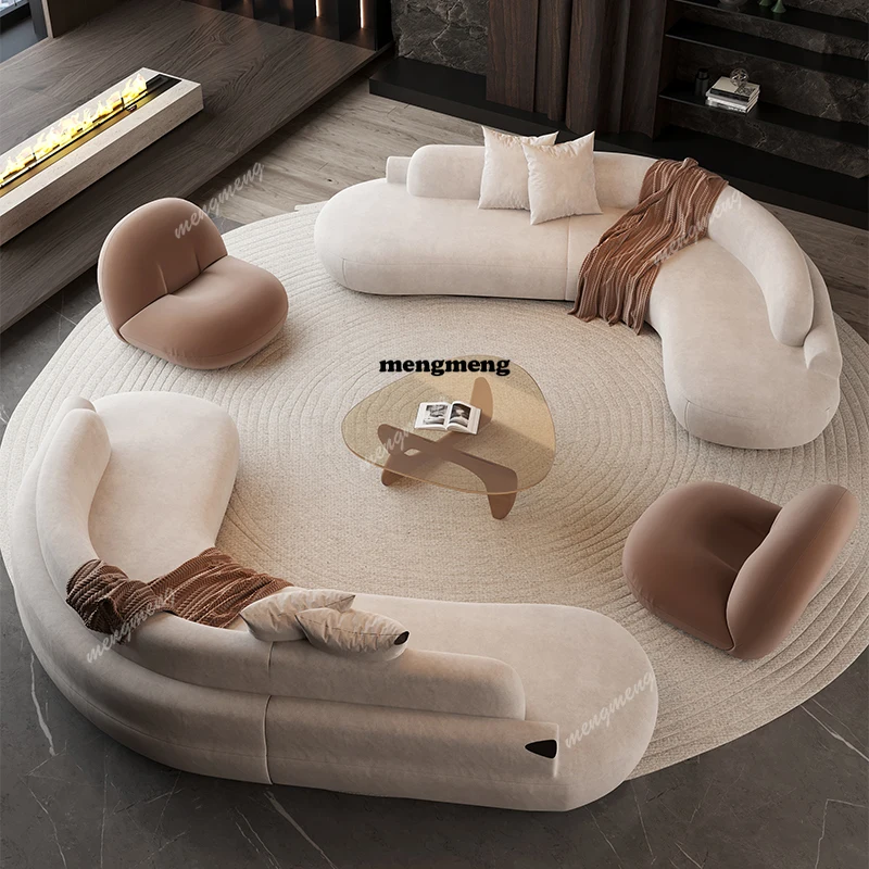 Outdoor Furniture L Shape - Sofás Puffs Cloud para Sala de