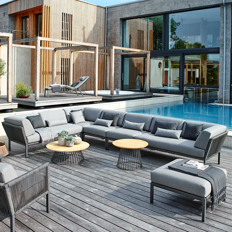 Outdoor Furniture L Shape - Nuevo Conjunto de Sofás Seccionales en