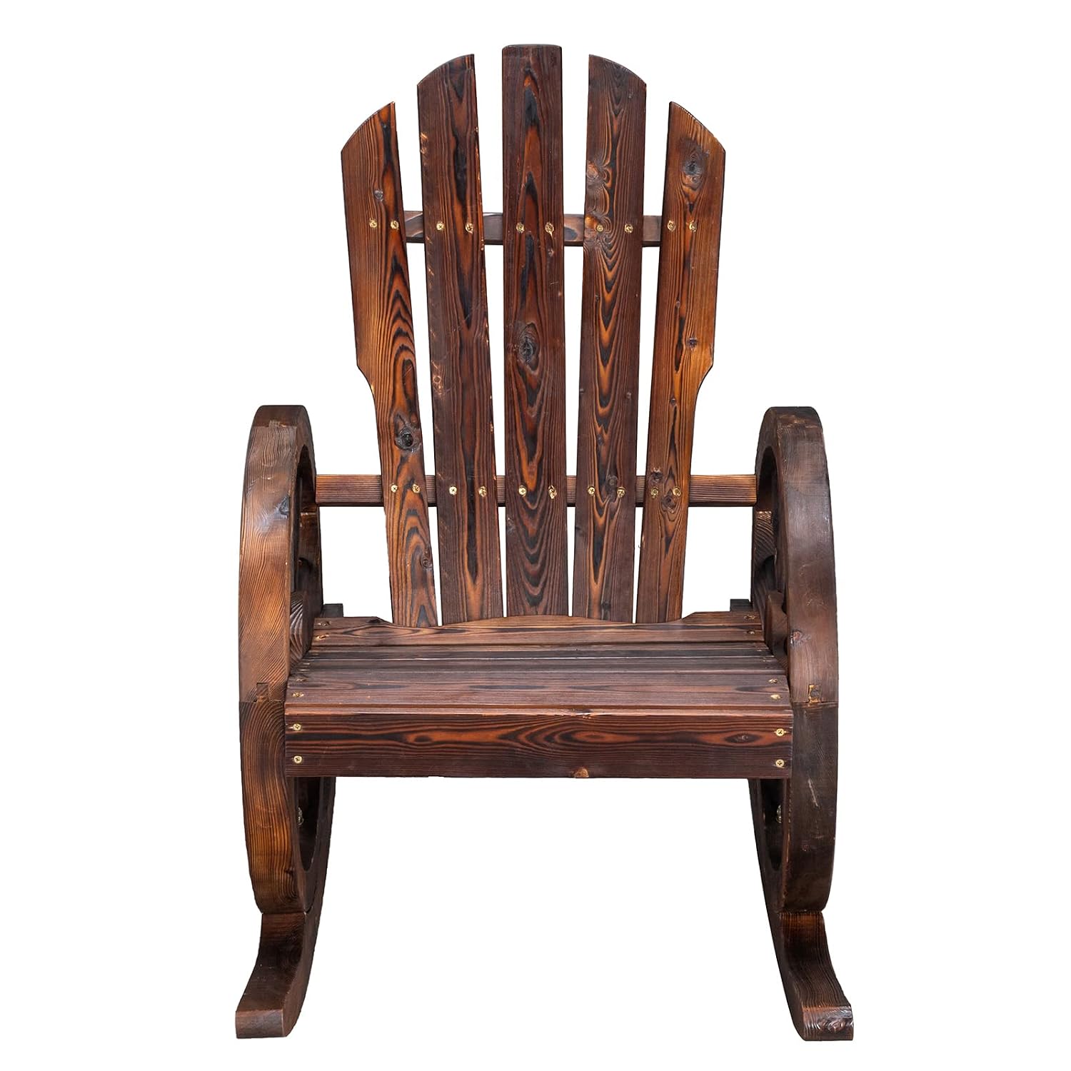 Juego de 2 Sillas Mecedoras Ad - Adirondack Chair Wood reseña y precio