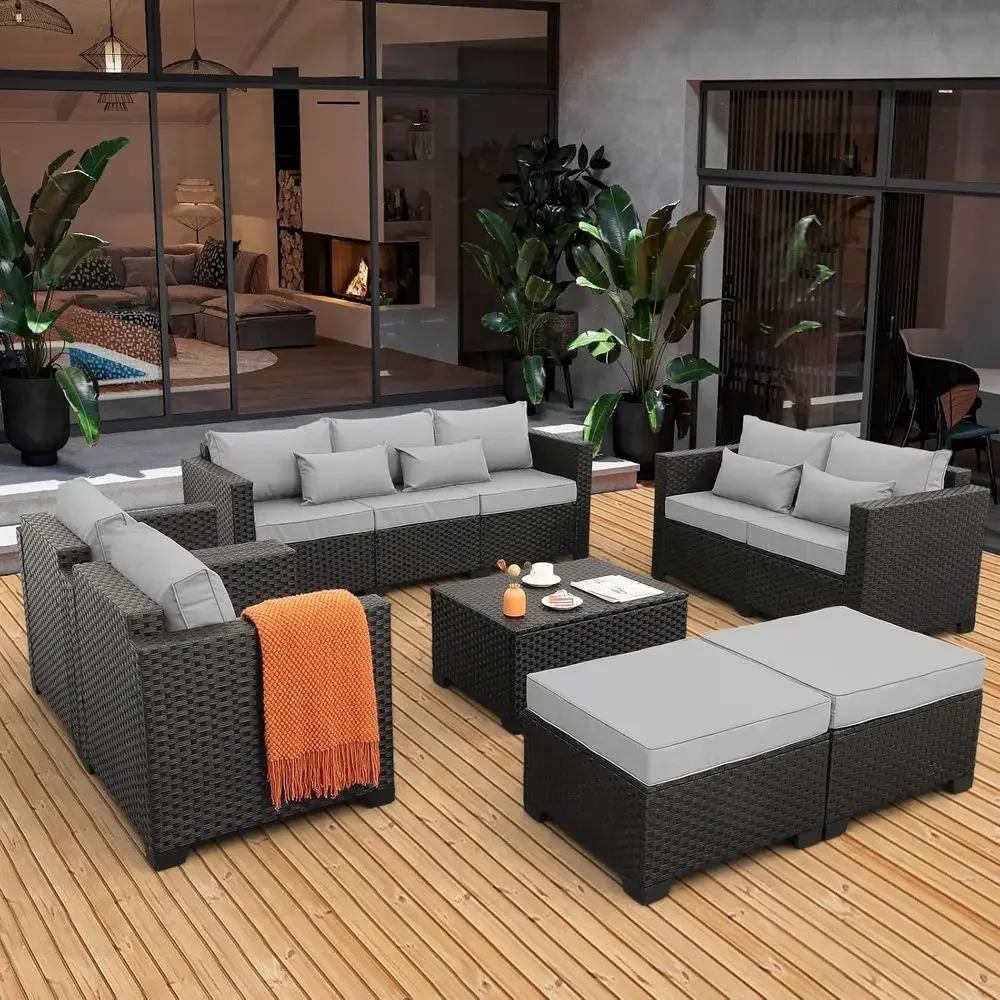 Juego de Muebles de Patio Secc - Outdoor Furniture With Storage For Cushions reseña y precio