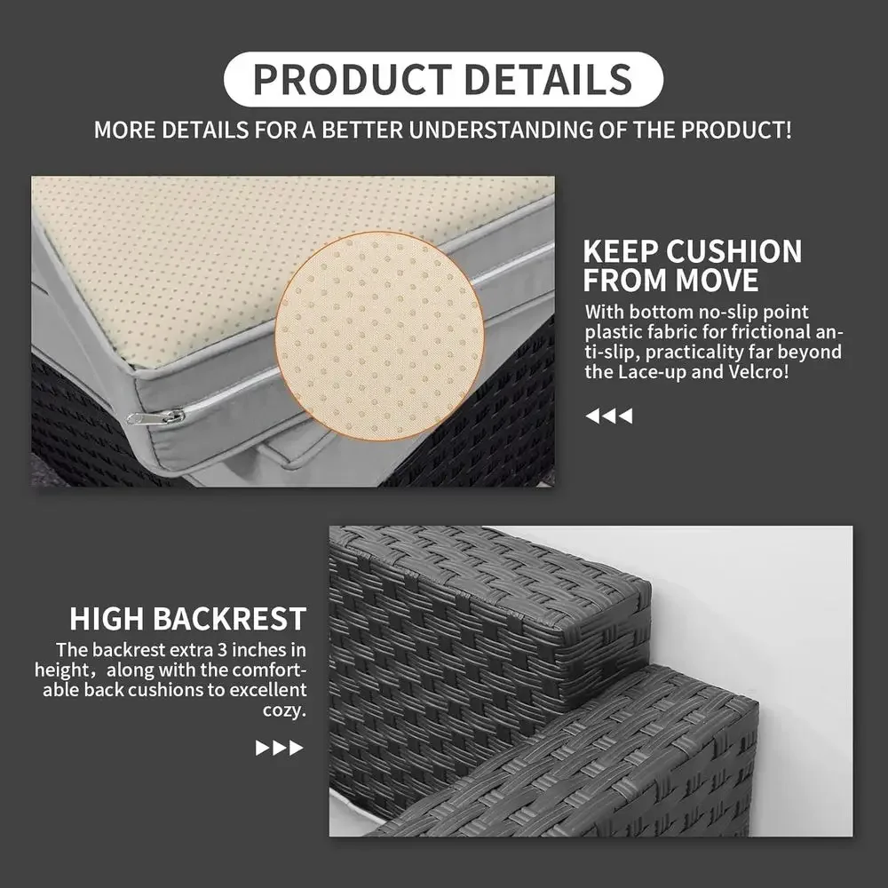 Juego de Muebles de Patio Secc - Outdoor Furniture With Storage For Cushions reseña y precio