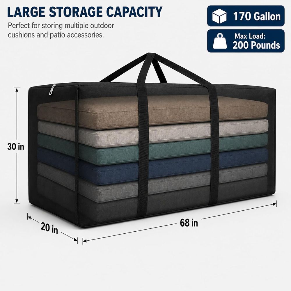 Bolsa de Almacenamiento para C - Outdoor Furniture With Storage For Cushions reseña y precio