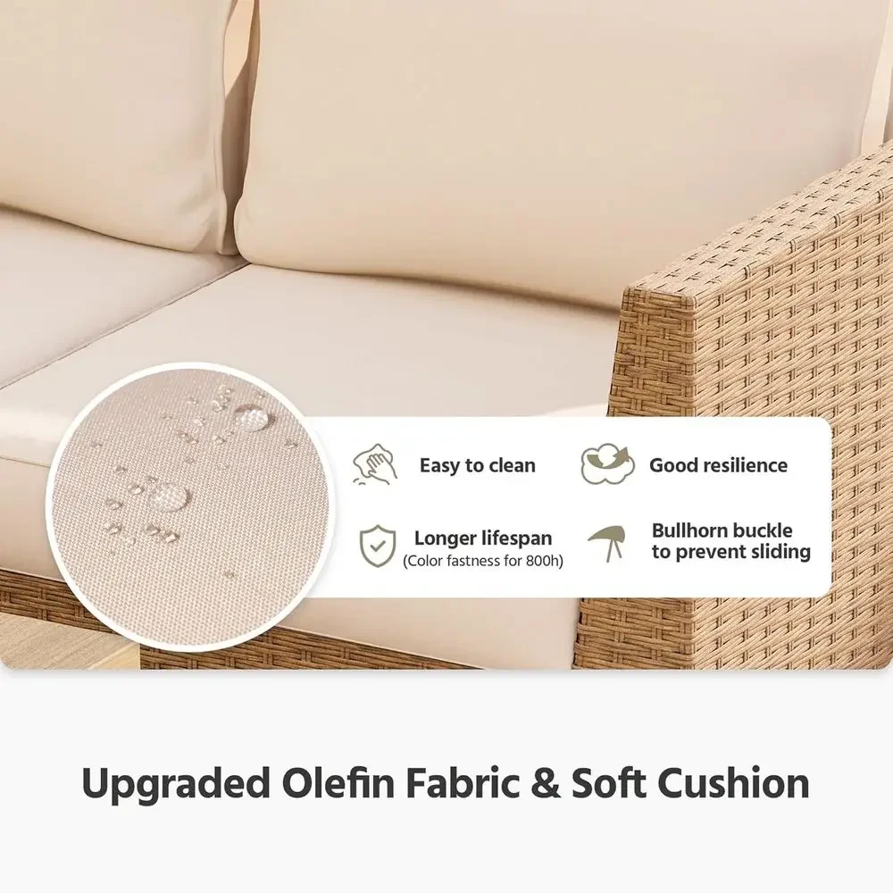 Juego de muebles de patio para - Outdoor Furniture With Storage For Cushions reseña y precio