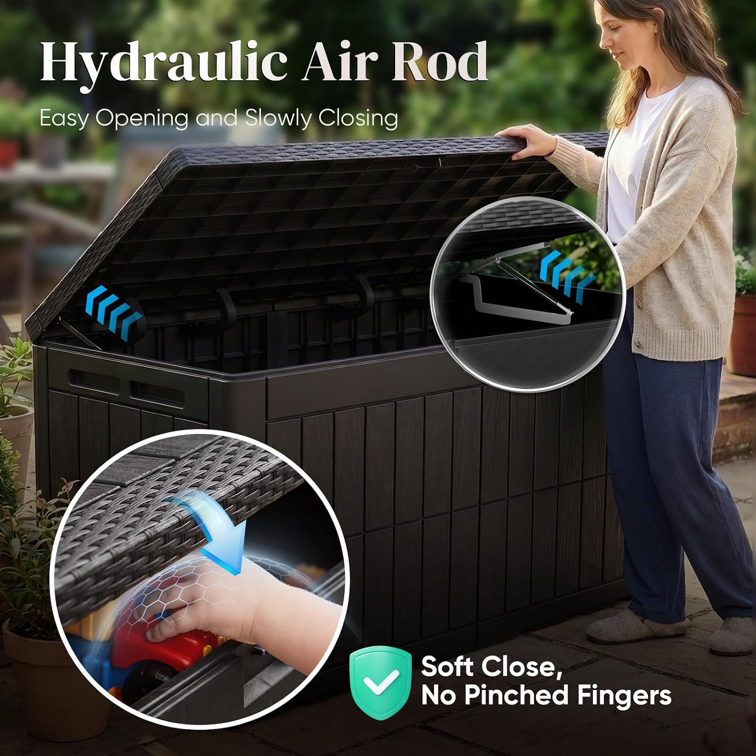 Caja de Almacenamiento de Resi - Outdoor Furniture Weatherproof reseña y precio