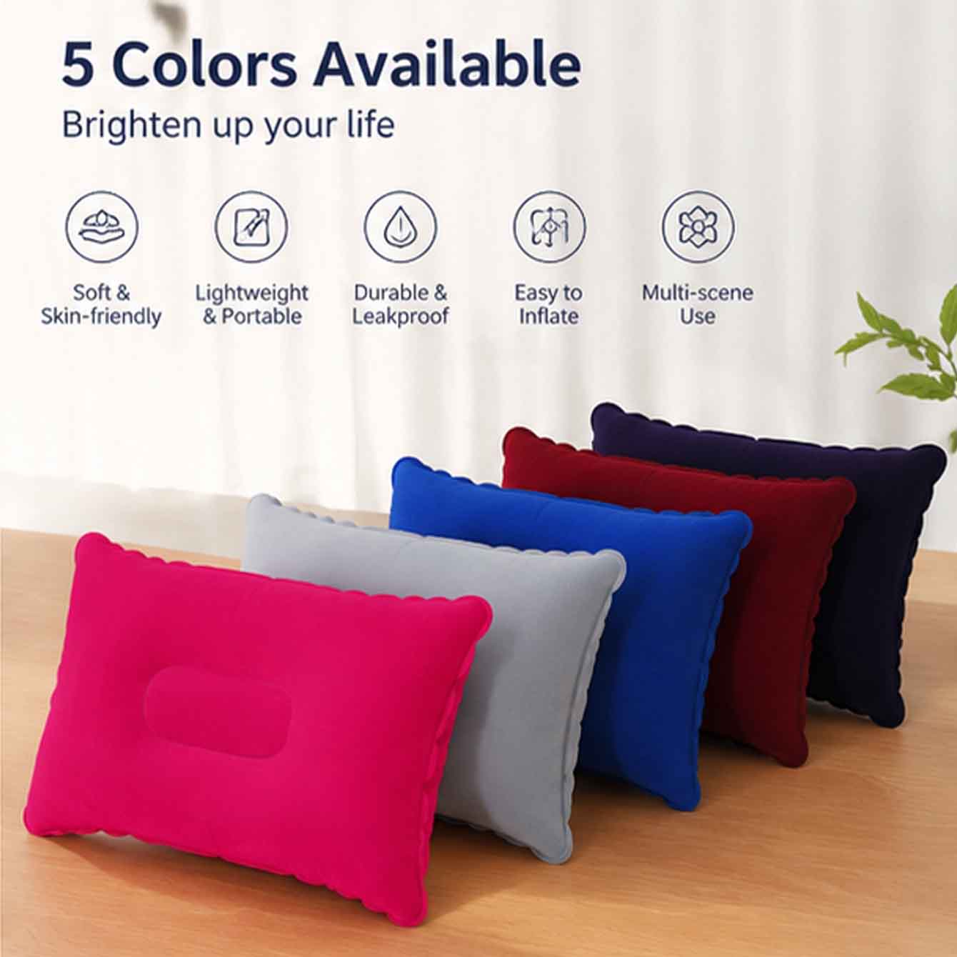 Paquete de 2 Almohadas Inflabl - Outdoor Furniture Pillows reseña y precio