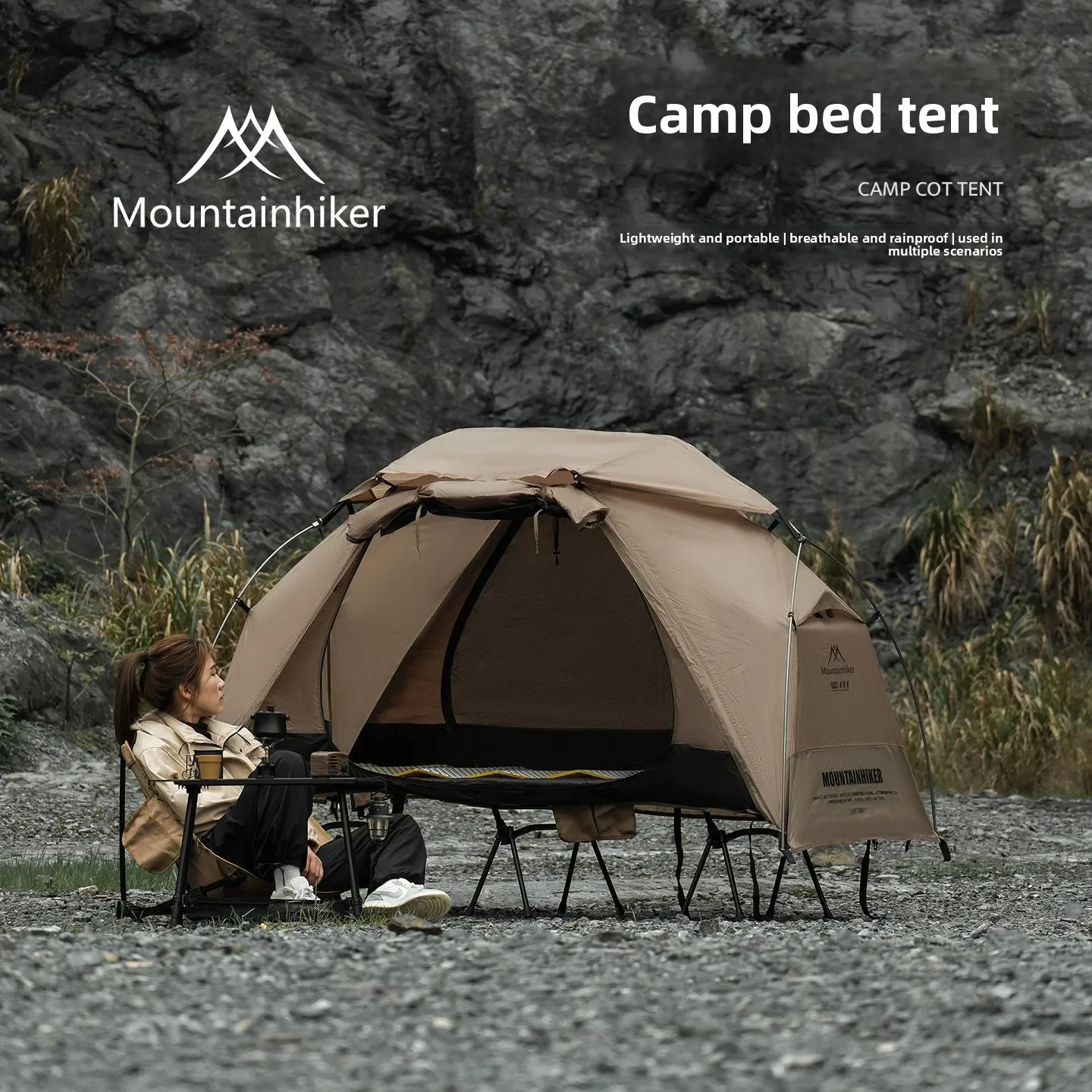 MOUNTAINHIKER Cama de Campaña  - Outdoor Furniture Weatherproof reseña y precio