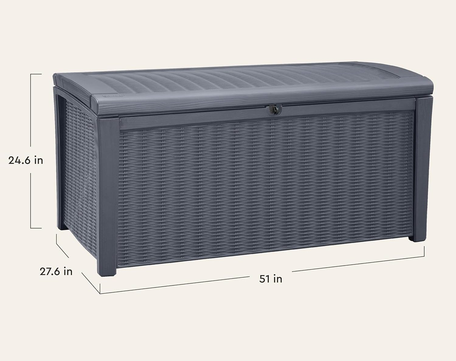 Caja de Almacenamiento Exterio - Outdoor Furniture With Storage For Cushions reseña y precio