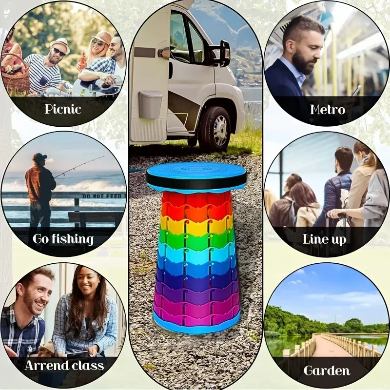 Taburete Telescópico Plegable  - Outdoor Furniture Designer reseña y precio