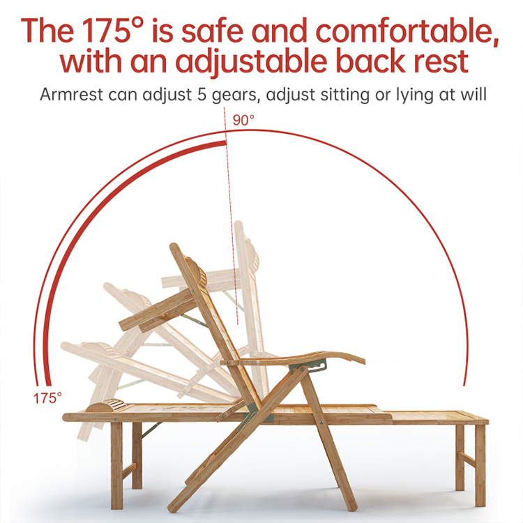 Sillón plegable de bambú de di - Outdoor Furniture Designer reseña y precio