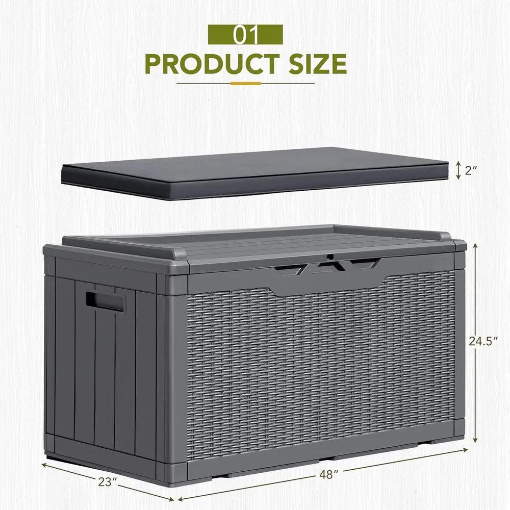 Caja de Almacenamiento para Te - Outdoor Furniture With Storage For Cushions reseña y precio