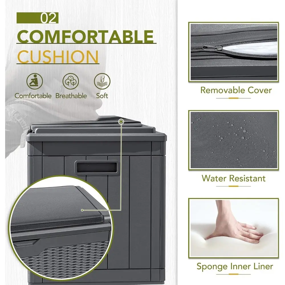 Caja de Almacenamiento para Te - Outdoor Furniture With Storage For Cushions reseña y precio