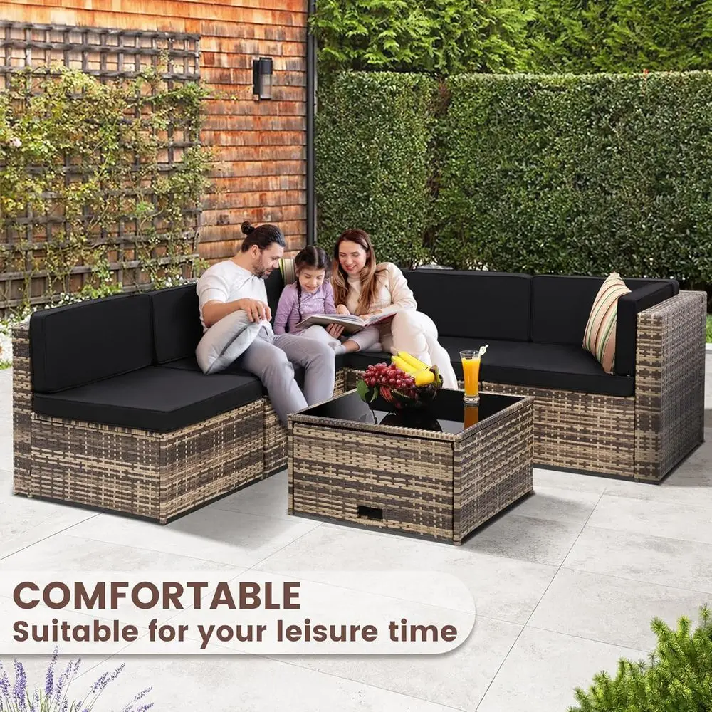 Juego de Muebles de Patio de M - Outdoor Furniture With Storage For Cushions reseña y precio