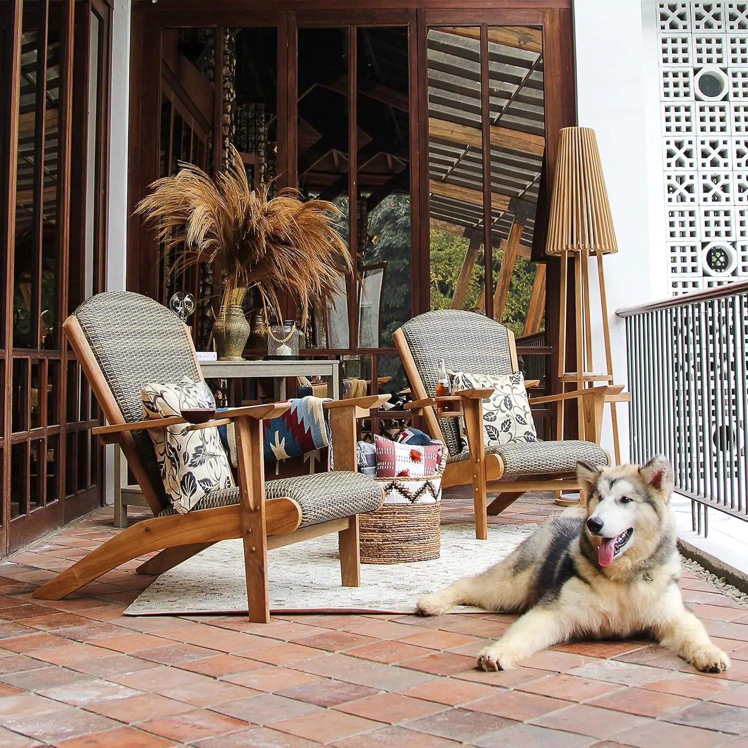 Silla Adirondack para exterior - Adirondack Chair Wood reseña y precio