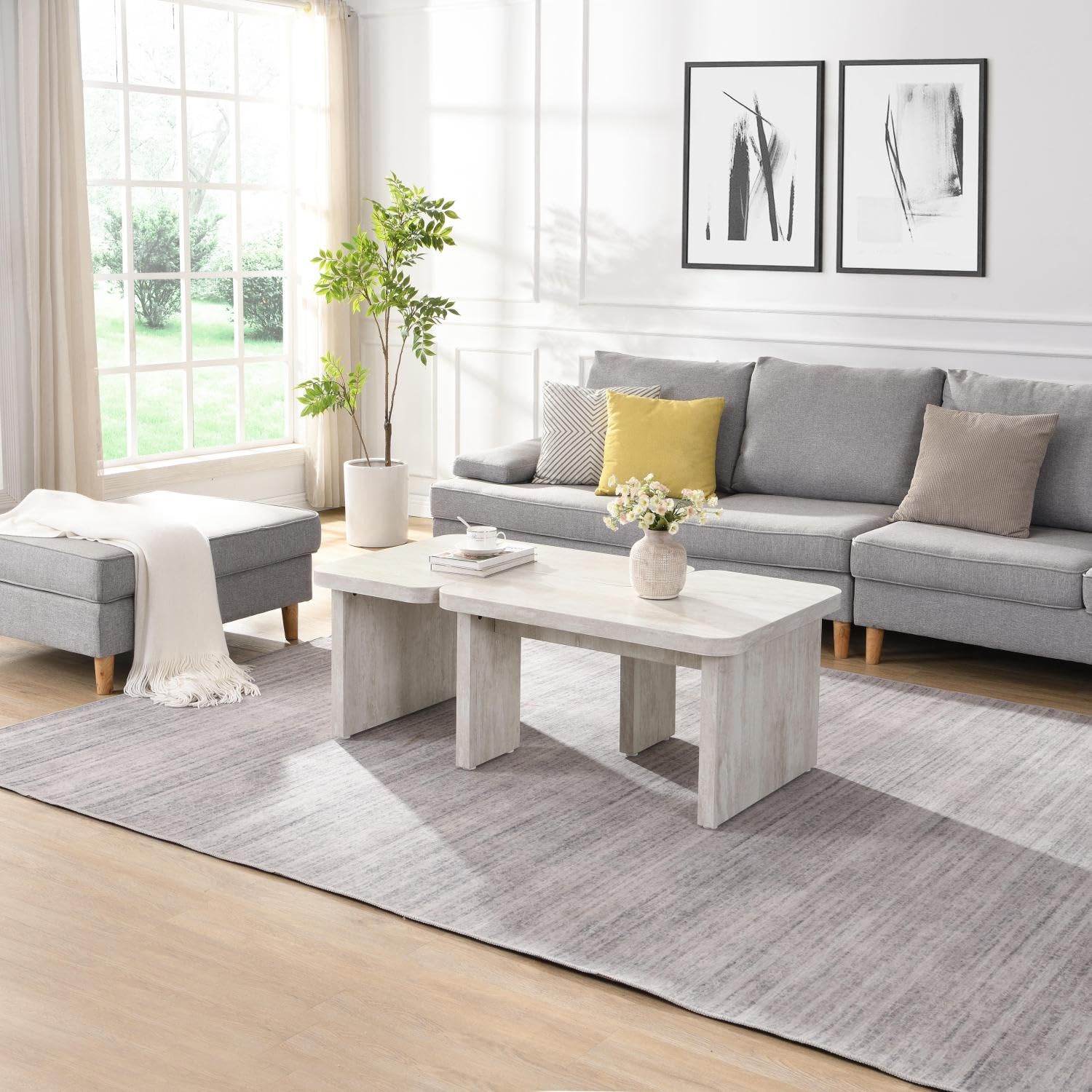 Mesa de Centro Rectangular Des - Outdoor Furniture L Shape reseña y precio
