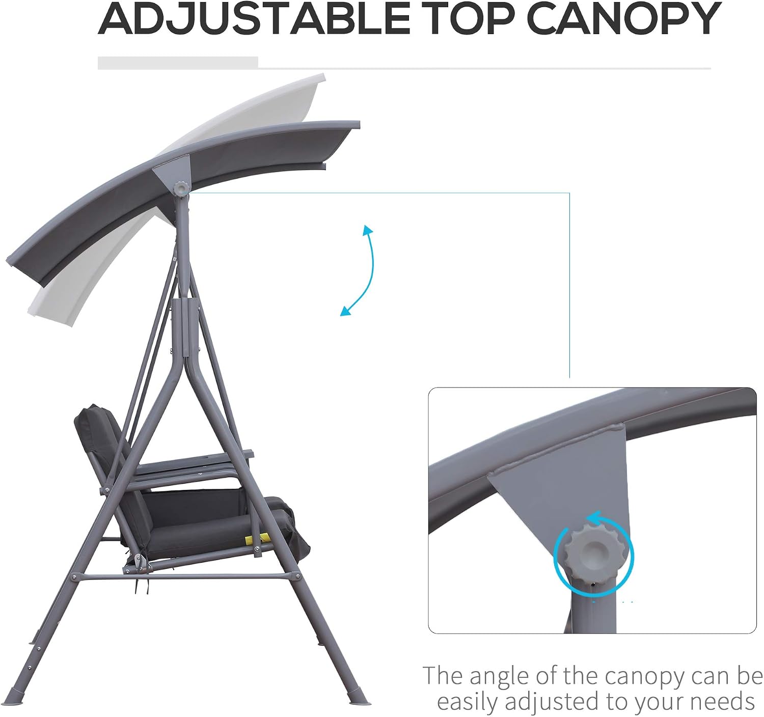 Columpio de porche para 2 pers - Outdoor Furniture With Storage For Cushions reseña y precio