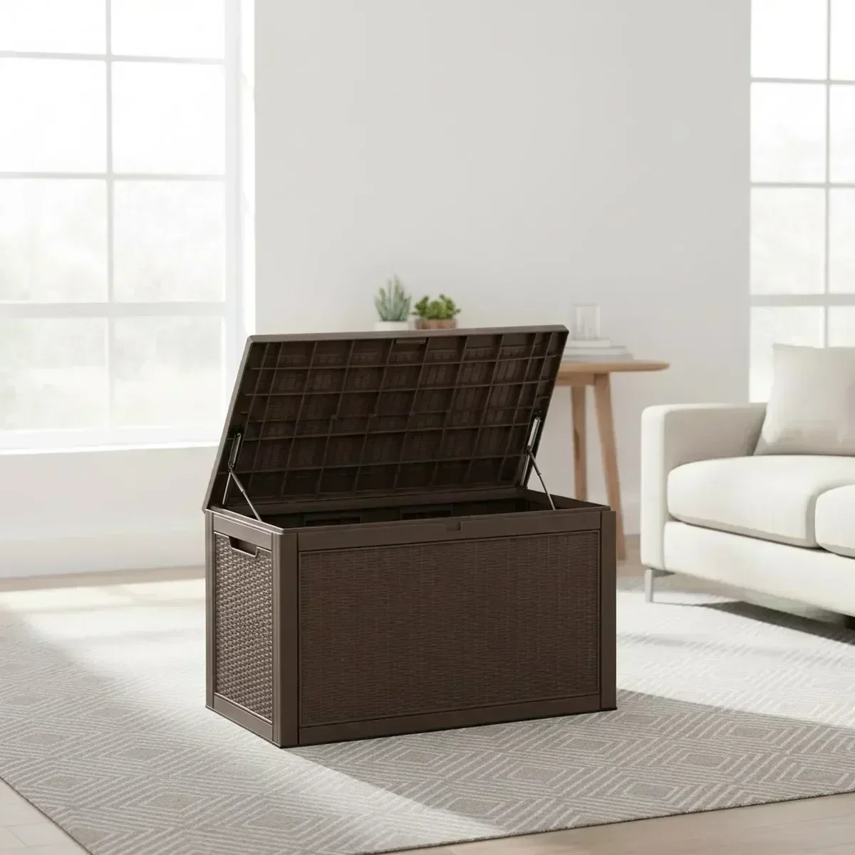 Banco de Almacenamiento Exteri - Outdoor Furniture With Storage For Cushions reseña y precio