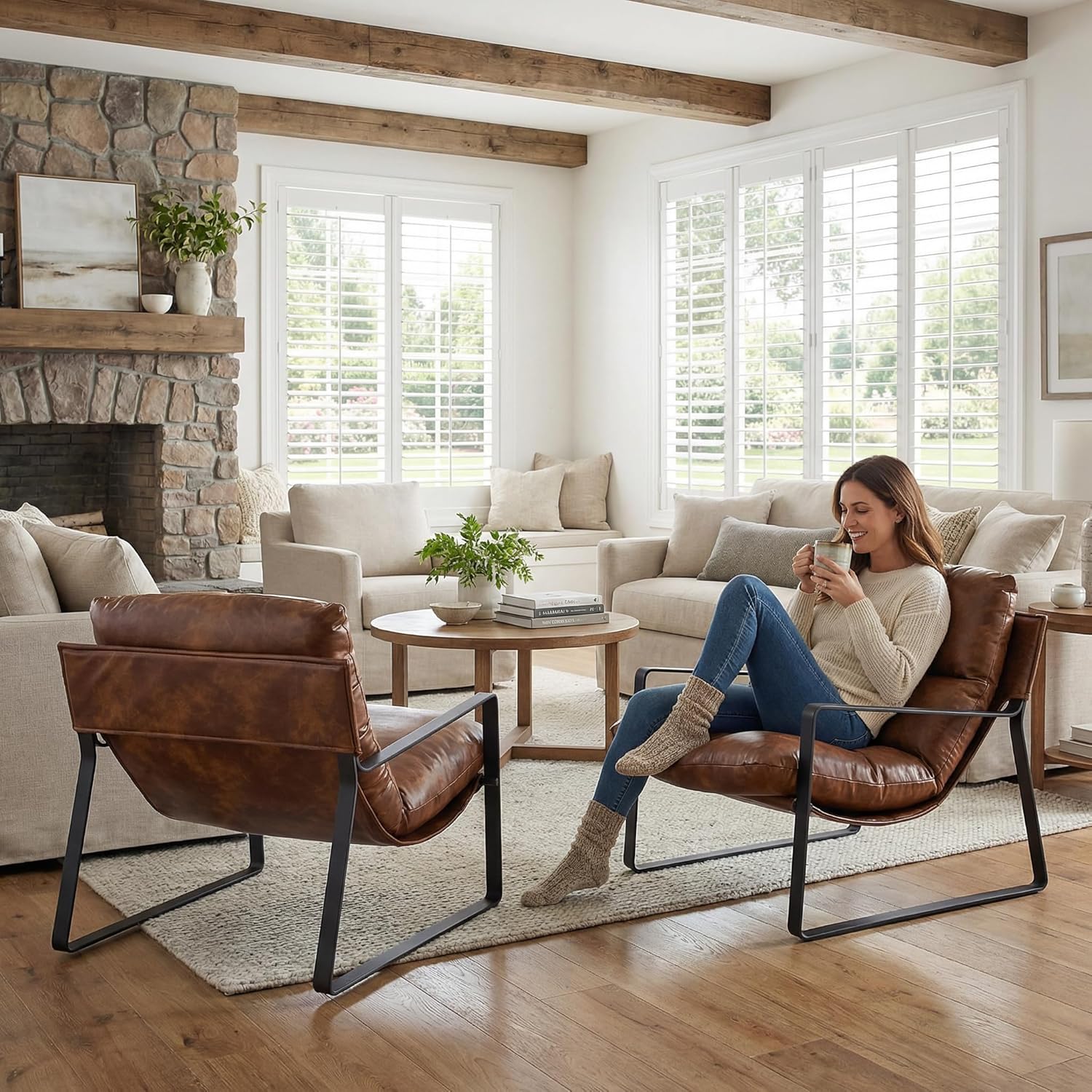 Juego de 2 Sillones con Detall - Adirondack Chair Wood reseña y precio