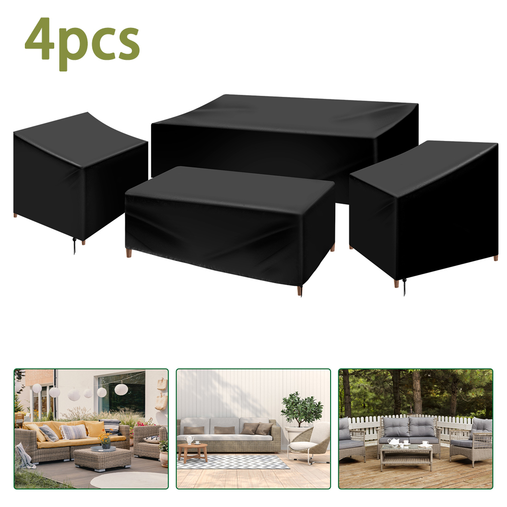 Juego de fundas para muebles d - Outdoor Furniture Weatherproof reseña y precio