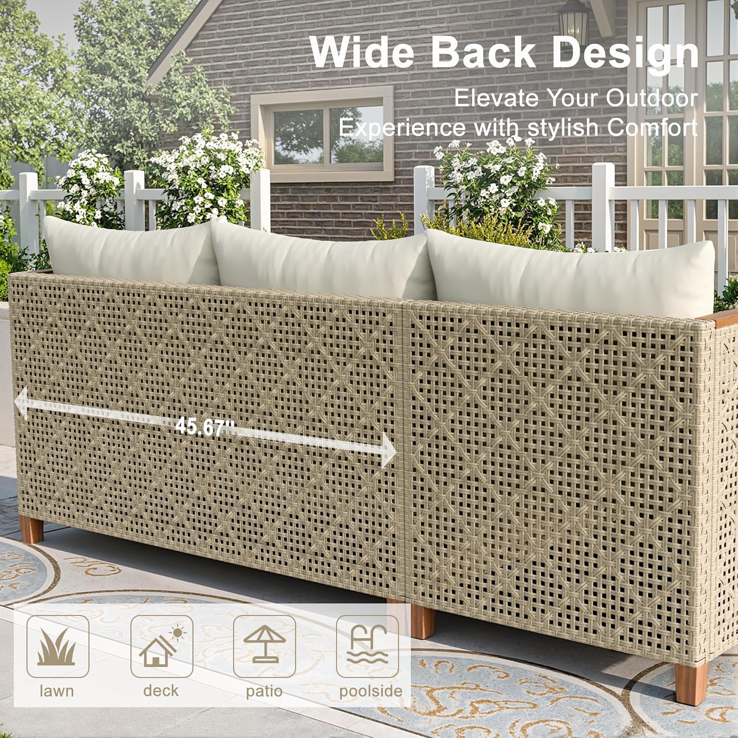 Conjunto de Sofá Modular en Fo - Outdoor Furniture L Shape reseña y precio