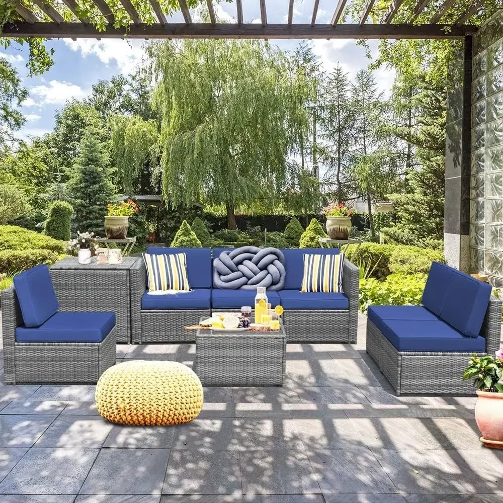 Juego de Muebles de Patio de R - Outdoor Furniture With Storage For Cushions reseña y precio