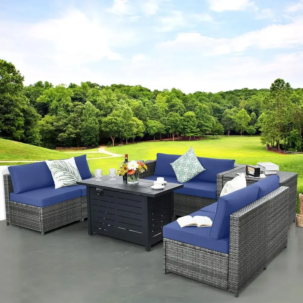 Juego de Muebles de Patio de R - Outdoor Furniture With Storage For Cushions reseña y precio