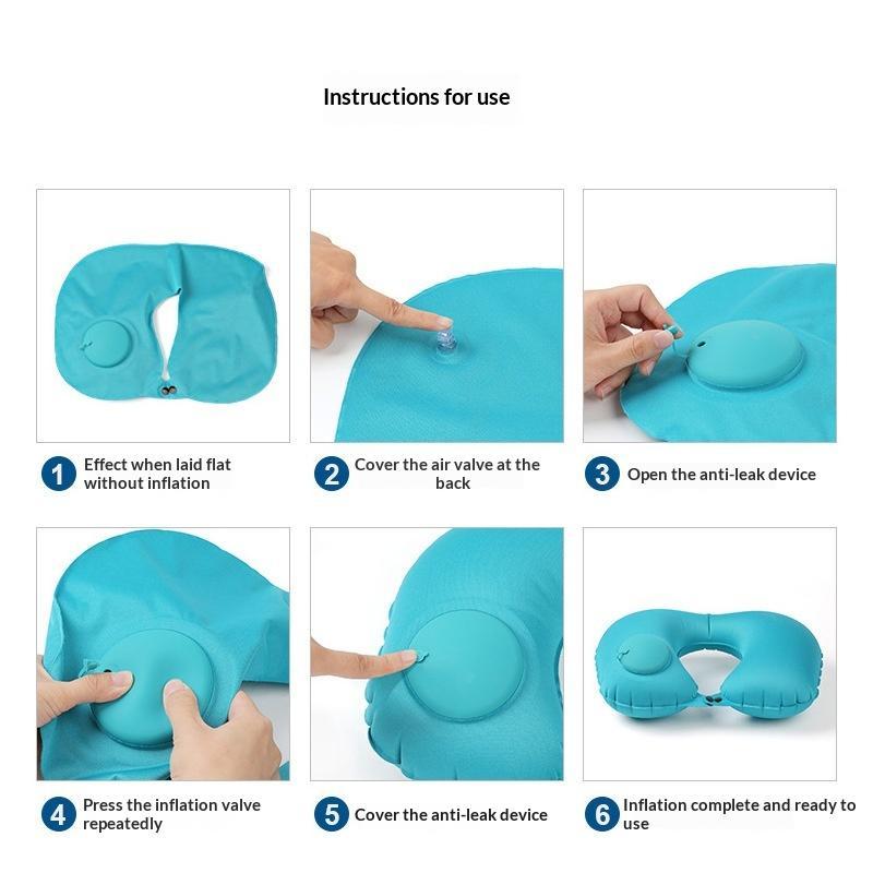 Almohada inflable portátil par - Outdoor Furniture Pillows reseña y precio